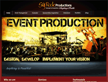 Tablet Screenshot of gigirockproductions.com